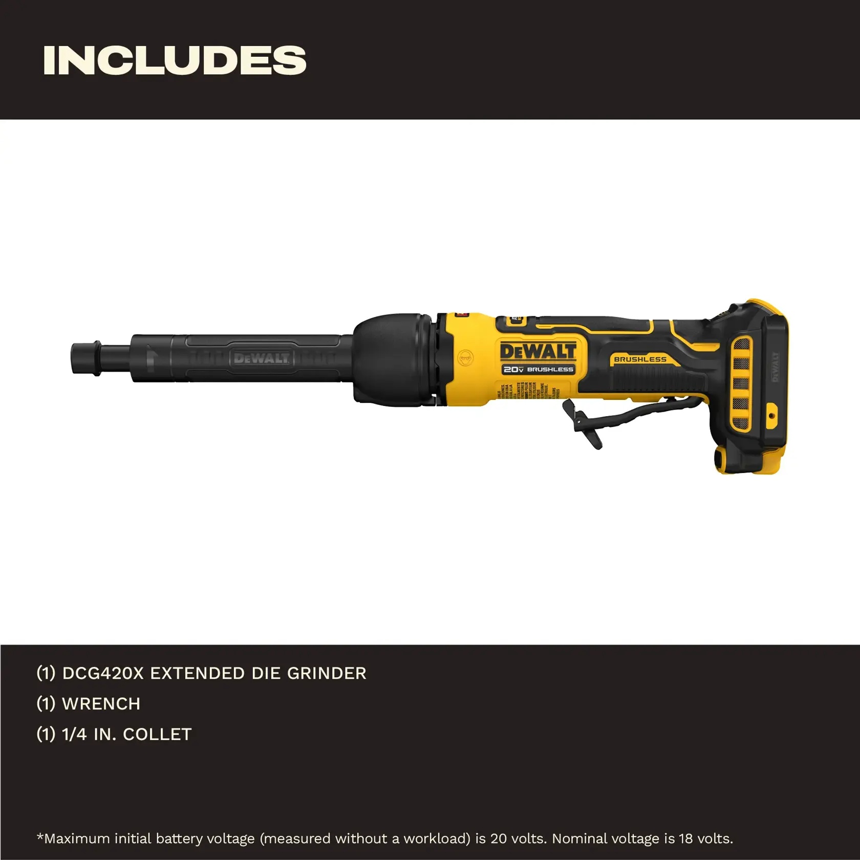 DeWalt&reg; DCG420XB BLD DCG420XB