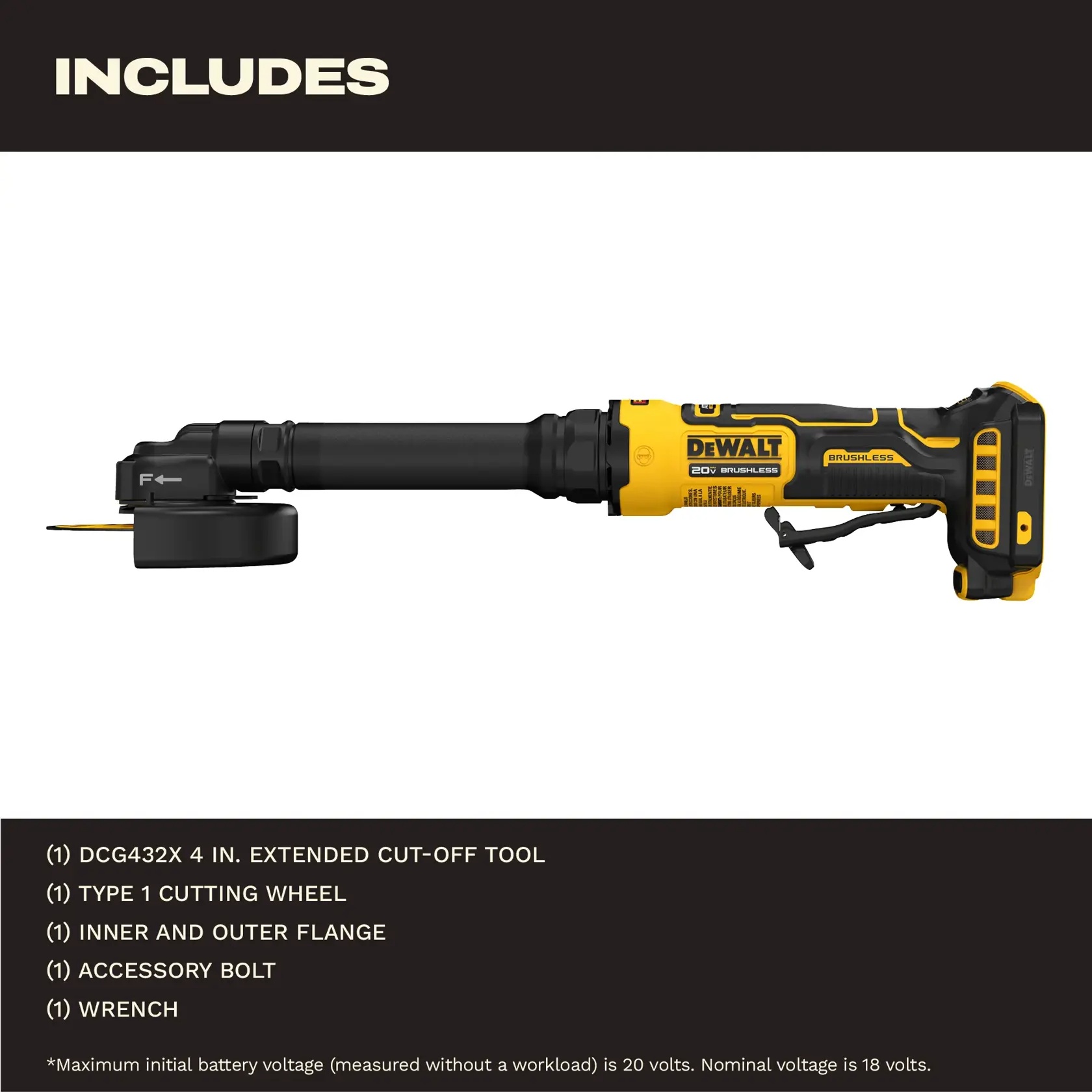 DeWalt&reg; DCG432XB BLD DCG432XB