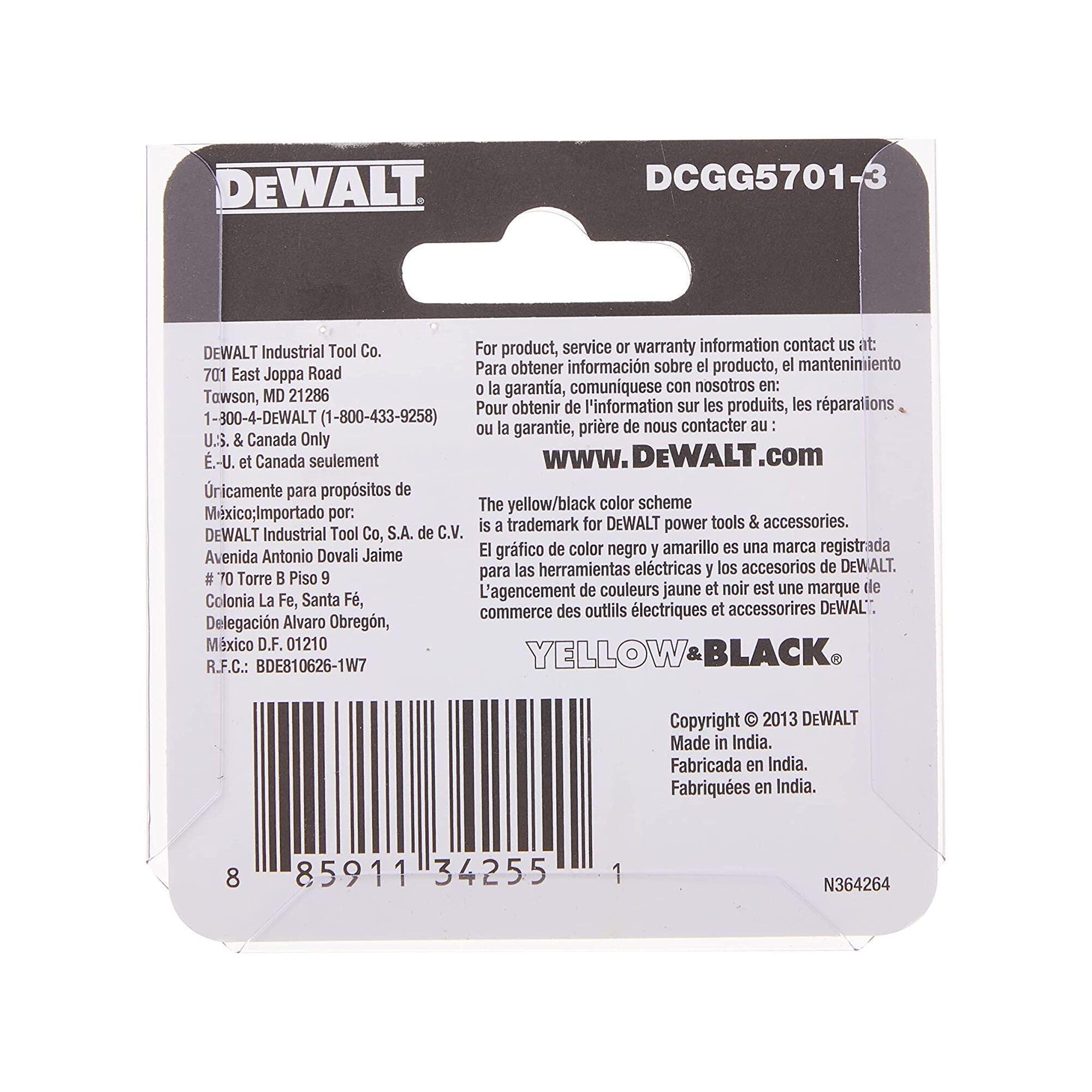 DeWalt&reg; DCGG5701-3 BLD DCGG5701-3