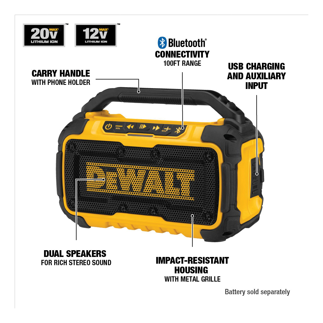 DeWALT&reg; DCR010 DEW DCR010