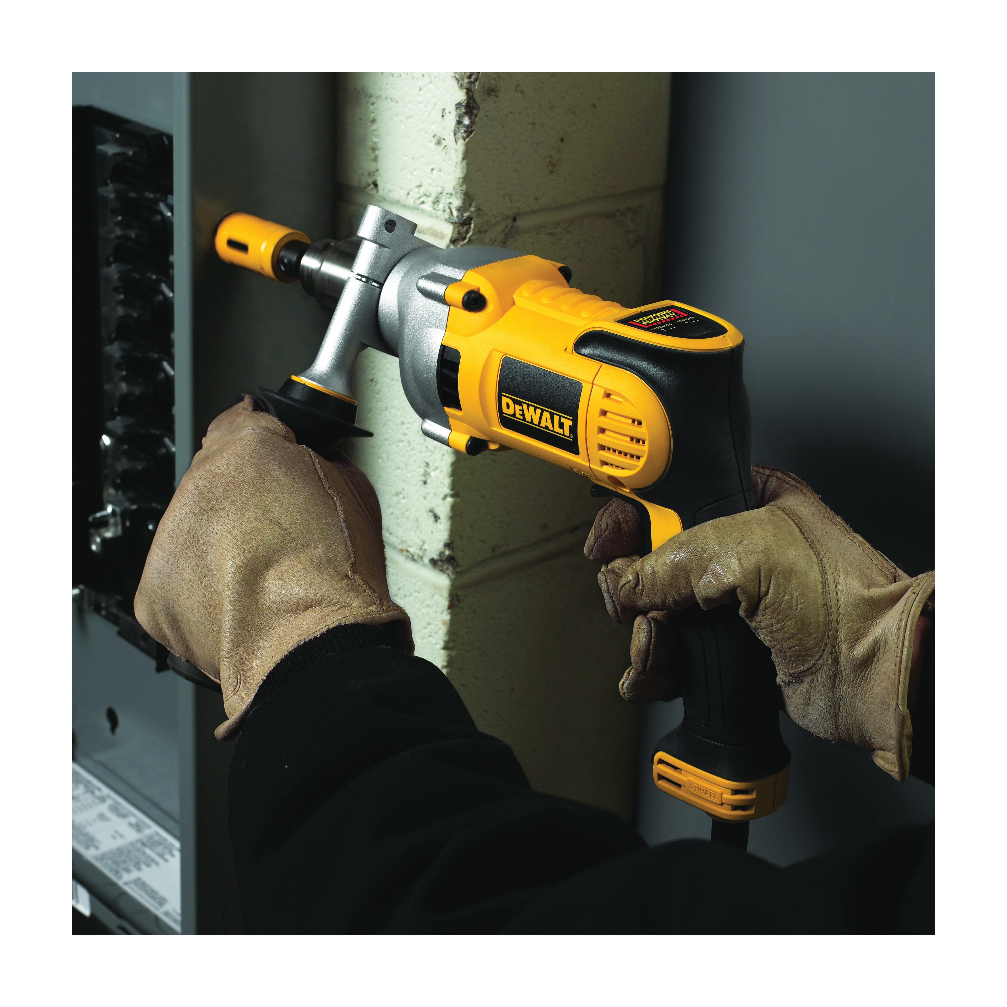 product DeWALT® DWD112 Corded Heavy Duty Electric Drill, 3/8 in Keyless Chuck, 120 VAC, 0 to 2500 rpm Speed, 9-1/2 in OAL, Bare Tool