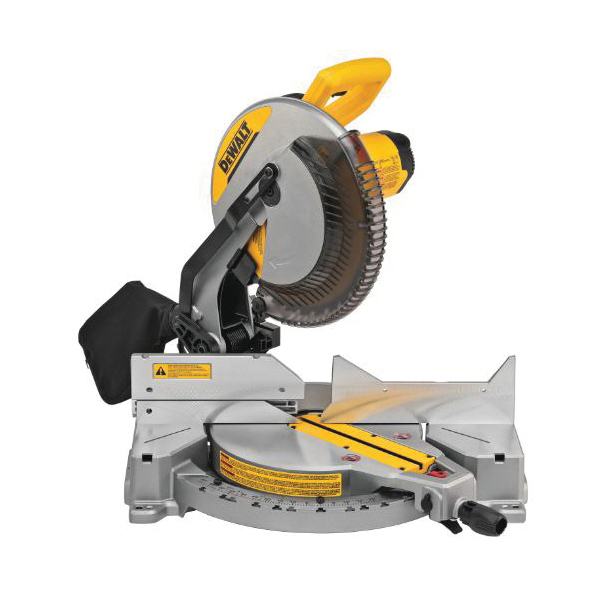 DeWALT&reg; DWS715 Corded Electric Single Bevel Compound Miter Saw, 12 in Dia Blade, 5/8 in, 1 in Arbor/Shank, 2 x 8 in, 2 x 6 in Cutting, 8 in, 5-1/2 in Miter, 5-1/2 in, 3-5/8 in Bevel