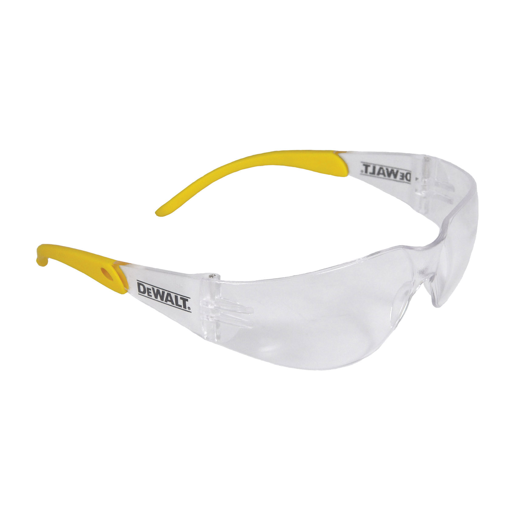 DeWALT&reg; by Radians&reg; DPG54-11D Protector&trade; DPG54 Safety Glasses, Anti-Fog/Hard Coat/Impact-Resistant, Wrap Around Frame, Clear/Yellow, Plastic Frame, Polycarbonate Lens, ANSI Z87.1+