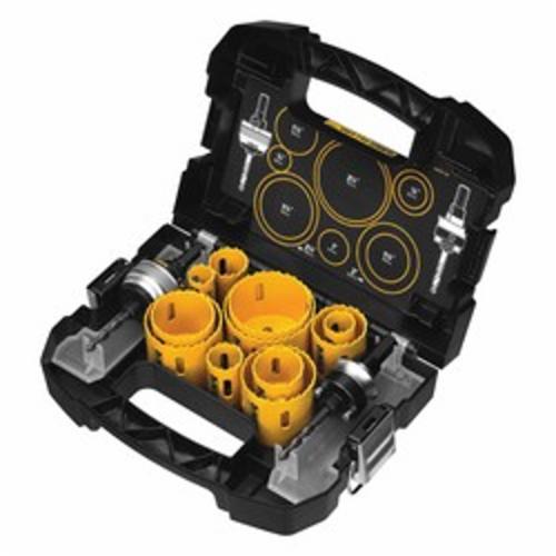 product Milwaukee® Hole Dozer™ Ice Hardened™ 49-22-4095 Electrician's Hole Saw Kit, 10 Pieces, For Use With 49-56-7210, 49-56-7240, 49-56-7250 and 49-56-9100 Quick-Change Arbor, Bi-Metal