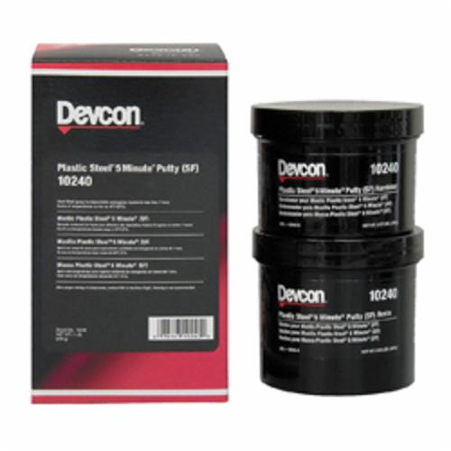 Devcon® Plastic Steel® 10120 Putty, 4 lb, Paste Form, Dark Gray, 2.8