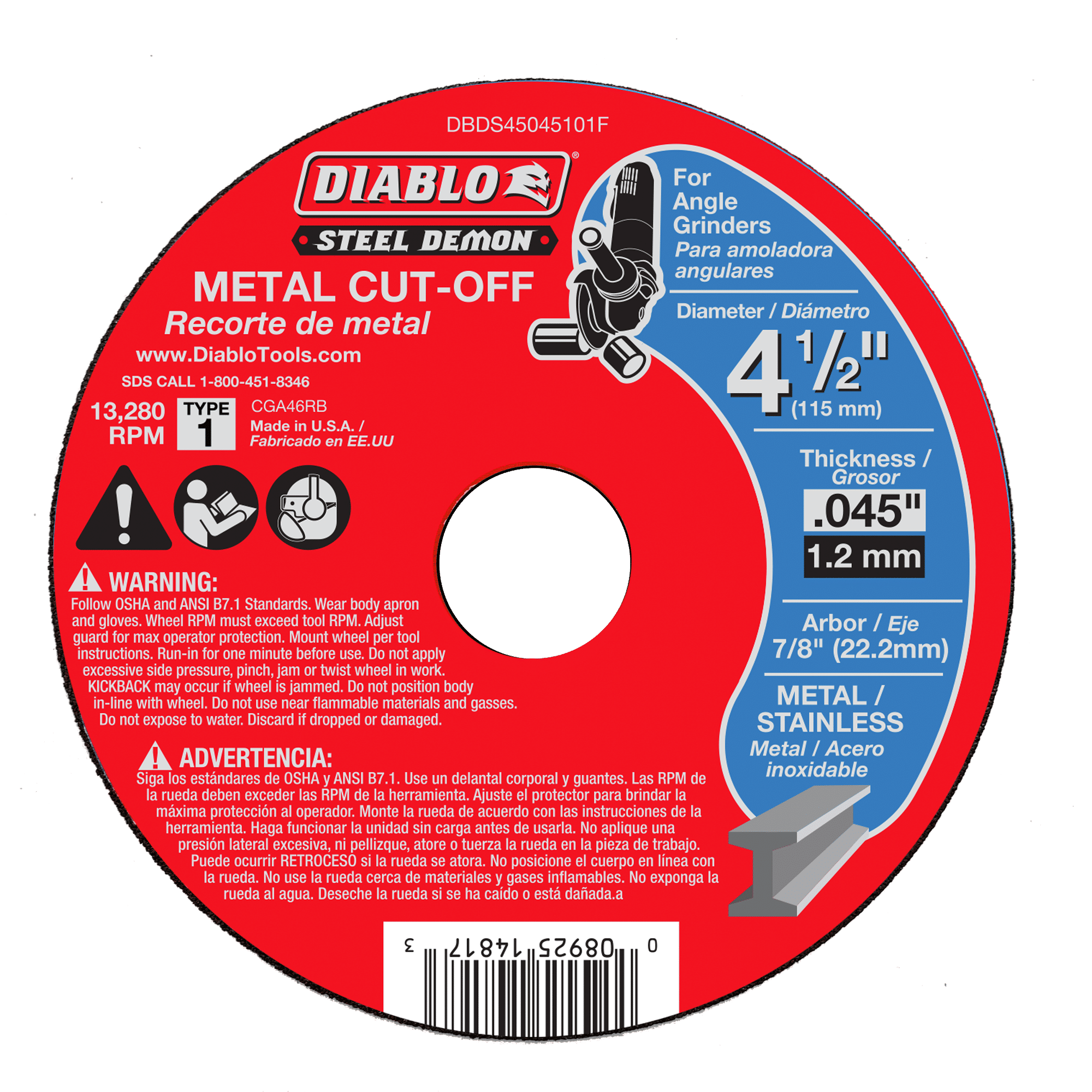 Diablo® DBDS45045101F