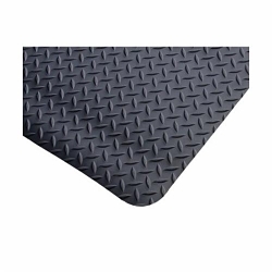 Diamond Foot&trade; 39-065-0903-2X3 Anti-Fatigue Mat, 3 ft L x 2 ft W x 9/16 in THK, PVC, Diamond Plate Surface Pattern