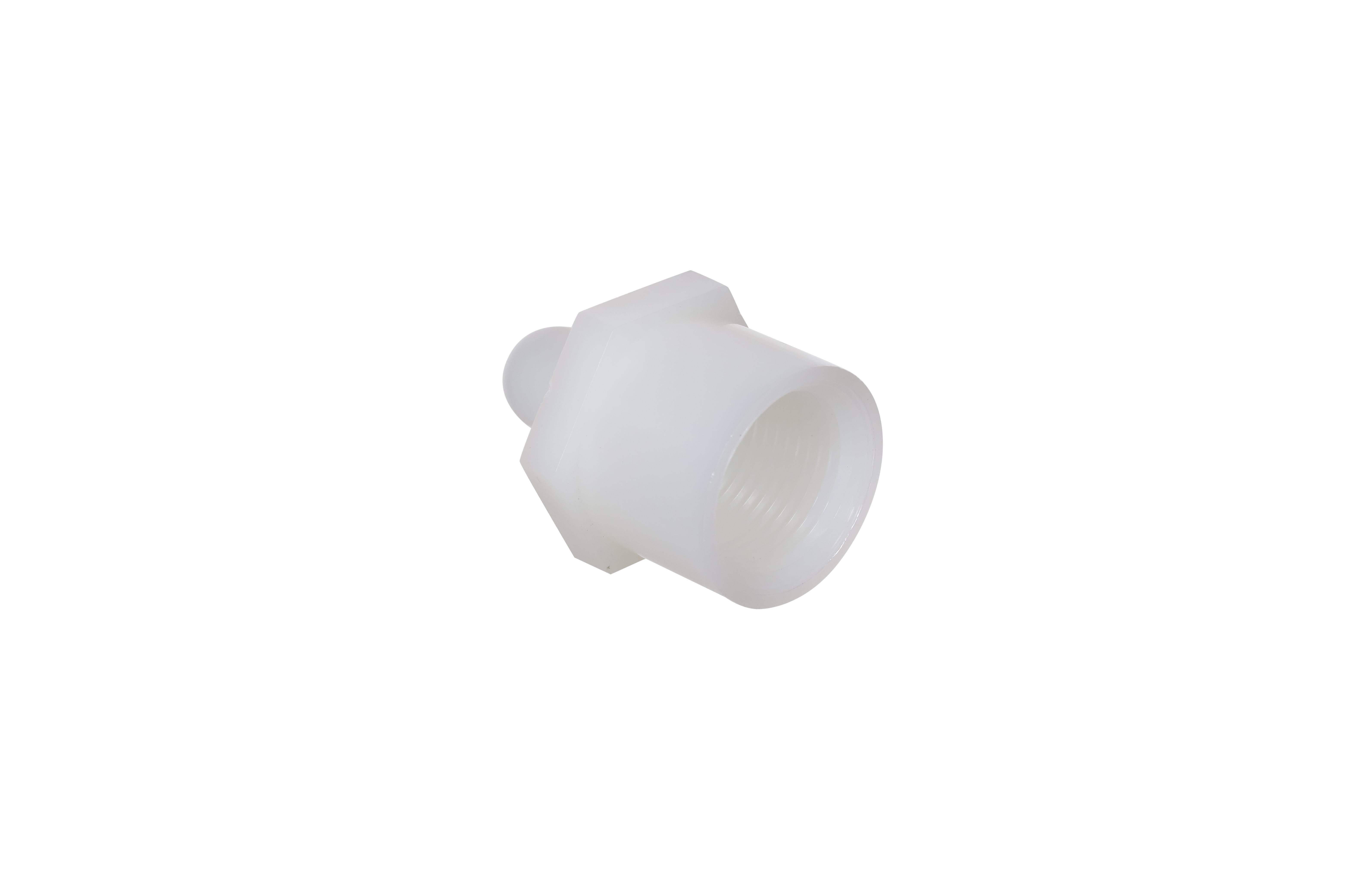 Diversitech 701-019 Female Adapter Elbow, 1/2 x 3/4 in Nominal, Barb x FNPT End Style, Nylon, Domestic