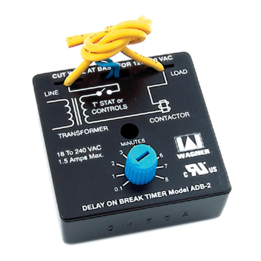 Diversitech ADB-2 Adjustable Time Delay With Terminal Leads, 24/120/240 VAC
