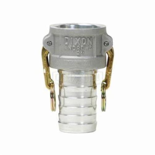 product Dixon® 100-E-AL Boss-Lock™ Type E Cam and Groove Adapter, 1 in, Male Adapter x Hose Shank, Aluminum