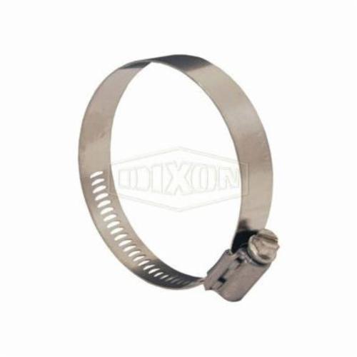 product Dixon® Aero-Seal® 30020 Worm Gear Clamp, 52/64 to 1-48/64 in Clamp, Stainless Steel Band, 305 Stainless Steel Bolt, Domestic