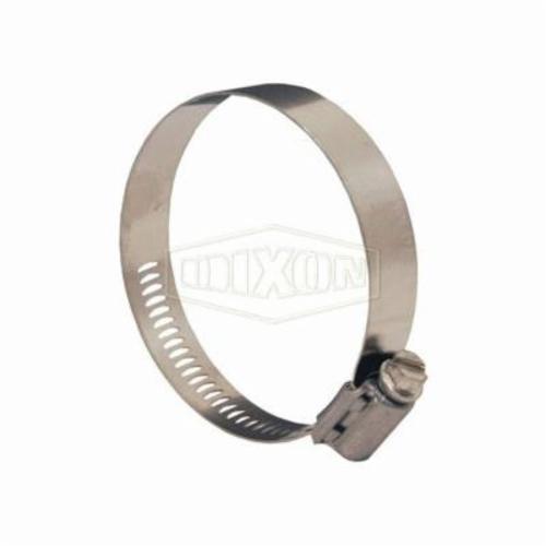 product Dixon® Aero-Seal® 30024 Worm Gear Clamp, 1-4/64 to 2 in Clamp, Stainless Steel Band, 305 Stainless Steel Bolt, Domestic