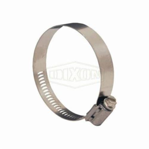 product Dixon® Aero-Seal® 30010 Worm Gear Clamp, 36/64 to 1-4/64 in Clamp, Stainless Steel Band, 305 Stainless Steel Bolt, Domestic