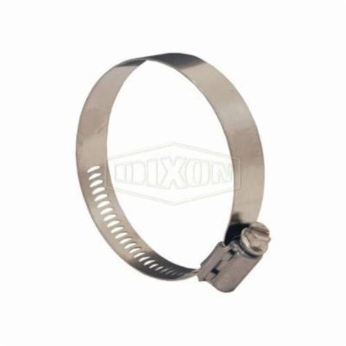 product Dixon® Aero-Seal® 30006 Worm Gear Clamp, 28/64 to 50/64 in Clamp, Stainless Steel Band, 305 Stainless Steel Bolt, Domestic