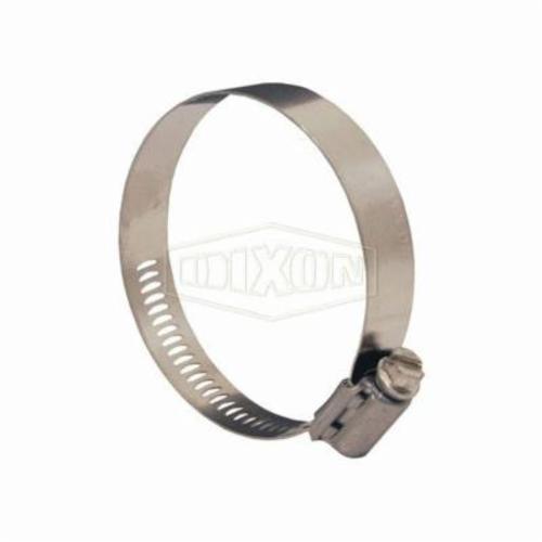 product Dixon® Aero-Seal® 30008 Worm Gear Clamp, 32/64 to 58/64 in Clamp, Stainless Steel Band, 305 Stainless Steel Bolt, Domestic