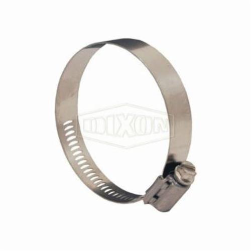 product Dixon® Aero-Seal® 30028 Worm Gear Clamp, 1-20/64 to 2-16/64 in Clamp, Stainless Steel Band, 305 Stainless Steel Bolt, Domestic