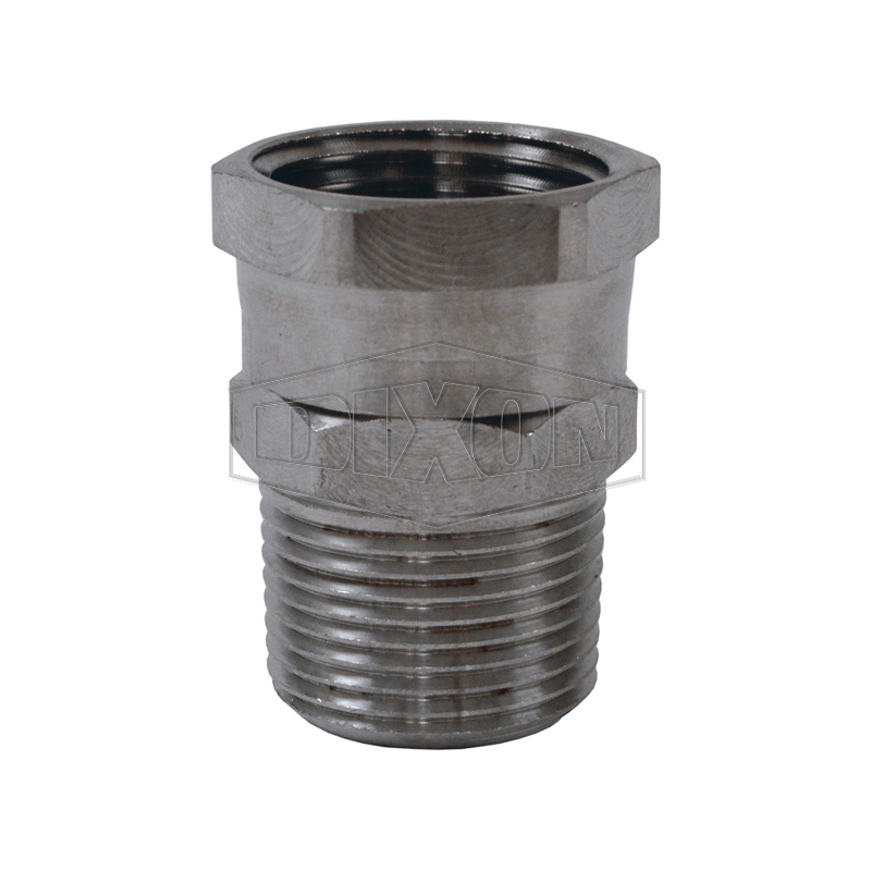 product Dixon® 5911212C Standard Shank Garden Hose Fitting With Swivel Nut, 3/4-11-1/2 x 3/4 in Nominal, Female Garden Hose Thread x Hose Barb End Style, Brass, Domestic