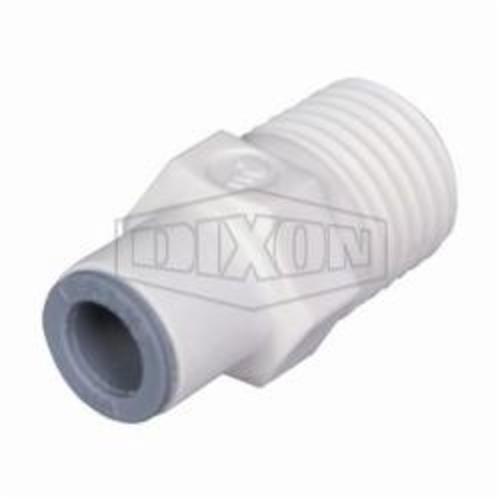 product Dixon&reg; 65795614WP2 LIQUIfit&trade; Fixed 90 deg Elbow, 1/4 in Nominal, MNPT x Tube End Style, Nylon, Domestic