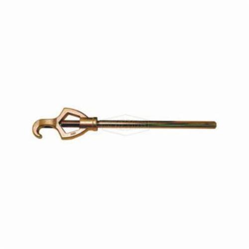 product Williams® 474 Adjustable Hook Spanner Wrench, 2 to 4-3/4 in Capacity, 11-1/2 in OAL, Industrial Black