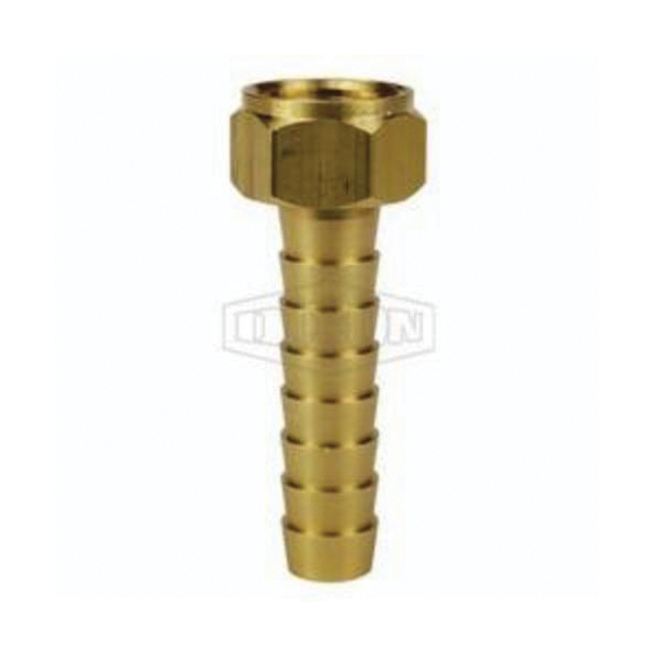 product Dixon&reg; TCF73 Tuff-Lite&trade; Short Shank Coupling, 3/8 x 3/4 in Nominal, Female Garden Hose Thread x Hose End Style, 1-11/16 in L, Domestic
