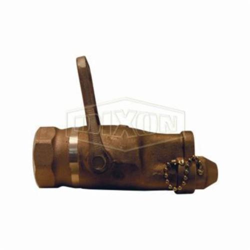 product Dixon® BN25F Plain Nozzle, 2-1/2 in Inlet, Brass Body, For Use With Hose
