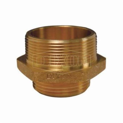 product Dixon® FM1515 Hex Female to Male Nipple, 1-1/2 in, Brass, FNPT x MNPSH, Domestic