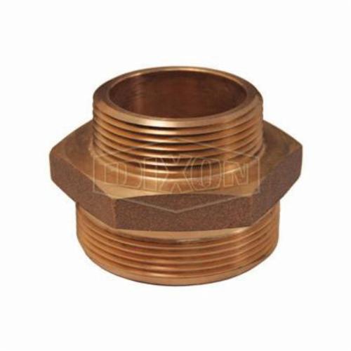 product Dixon® FFH2525F Double Hex Female Nipple, 2-1/2 in, Brass, FNPT x Female NST (NH), Domestic