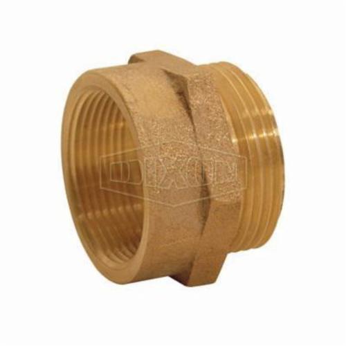 product Dixon® DMH1510F Double Reducing Hex Nipple, 1-1/2 x 1 in, Brass, MNPT x Male NST (NH), Domestic