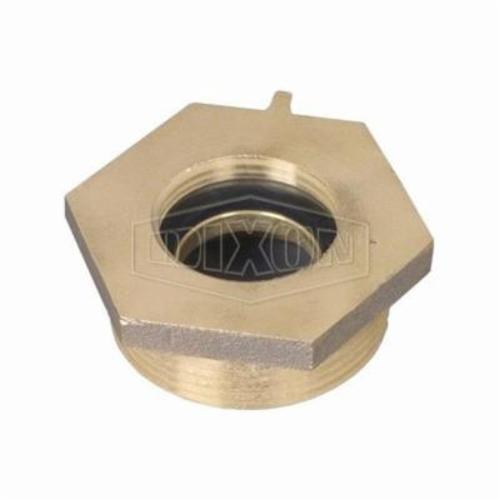 product Dixon&reg; DMH15F15S Double Hex Male Nipple, 1-1/2 in, Brass, Male NST (NH) x MNPSH, Domestic