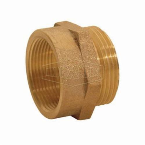 product Dixon&reg; FM2025F Reducing Hex Nipple, 2 x 2-1/2 in Nominal, 1-15/32 in L, Brass, FNPT x Male NH NST End Style, Domestic