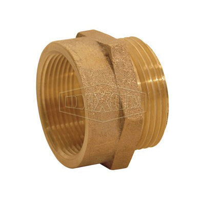 product Dixon&reg; DMH2525 Hex Nipple, 2-1/2 in Nominal, MNPT x MNPSH, Cast Brass, Domestic