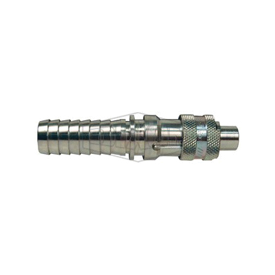 product Dixon® Dix-Lock™ N4S3 N Series Bowes Interchange Quick Disconnect Coupler, 1/2 in Nominal, Quick Disconnect Coupler x Hose Barb, 500 psi Pressure, Steel, Domestic