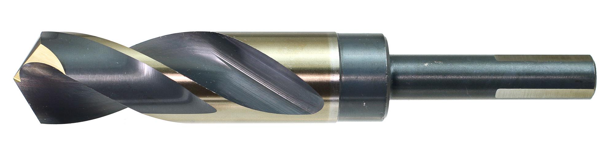 Drillco 1000EF226 Imperial Silver and Deming Drill, 1-13/32 in Drill - Fraction, 1.4062 in Drill - Decimal Inch, 1/2 in Shank, HSS