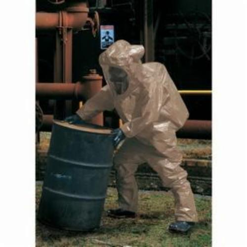 DuPont™ NB122SWHXL002500 Disposable Coverall With Elastic Wrist and Attached Skid-Resistant Boots, XL, White, 10 mil ProShield® 50, 40-3/4 to 44-1/4 in Chest, 27 in L Inseam