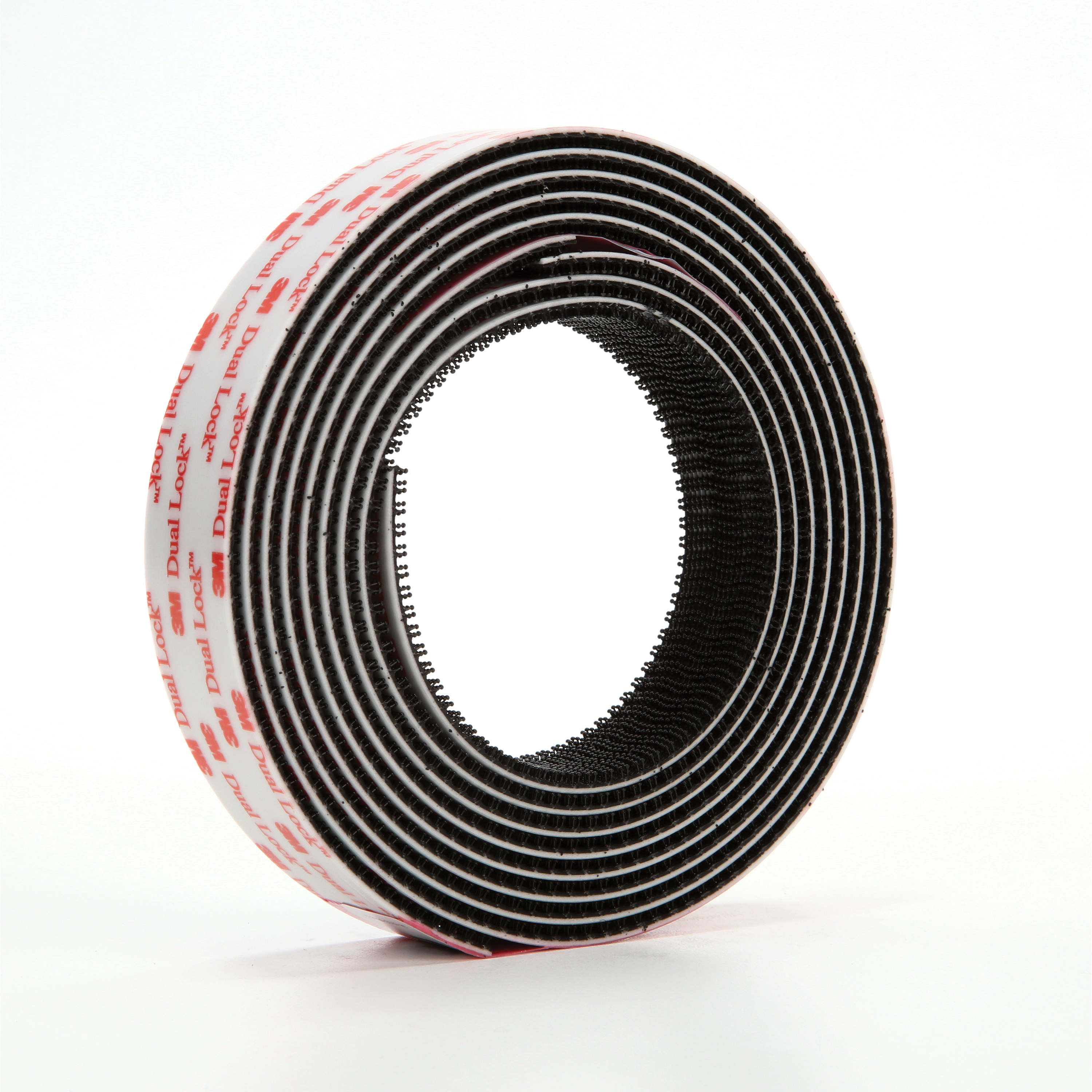 Dual Lock&trade; 7000001982 General Purpose Reclosable Fastener, 50 yd L x 1 in W, 0.23 in THK Engaged, Acrylic Adhesive, Polypropylene Backing, Black