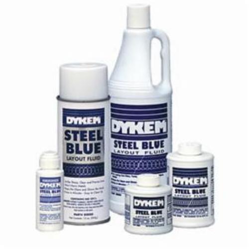 Dykem® STEEL RED® 80396 Layout Fluid, 4 oz Brush-In Cap Bottle, Red, Liquid Form
