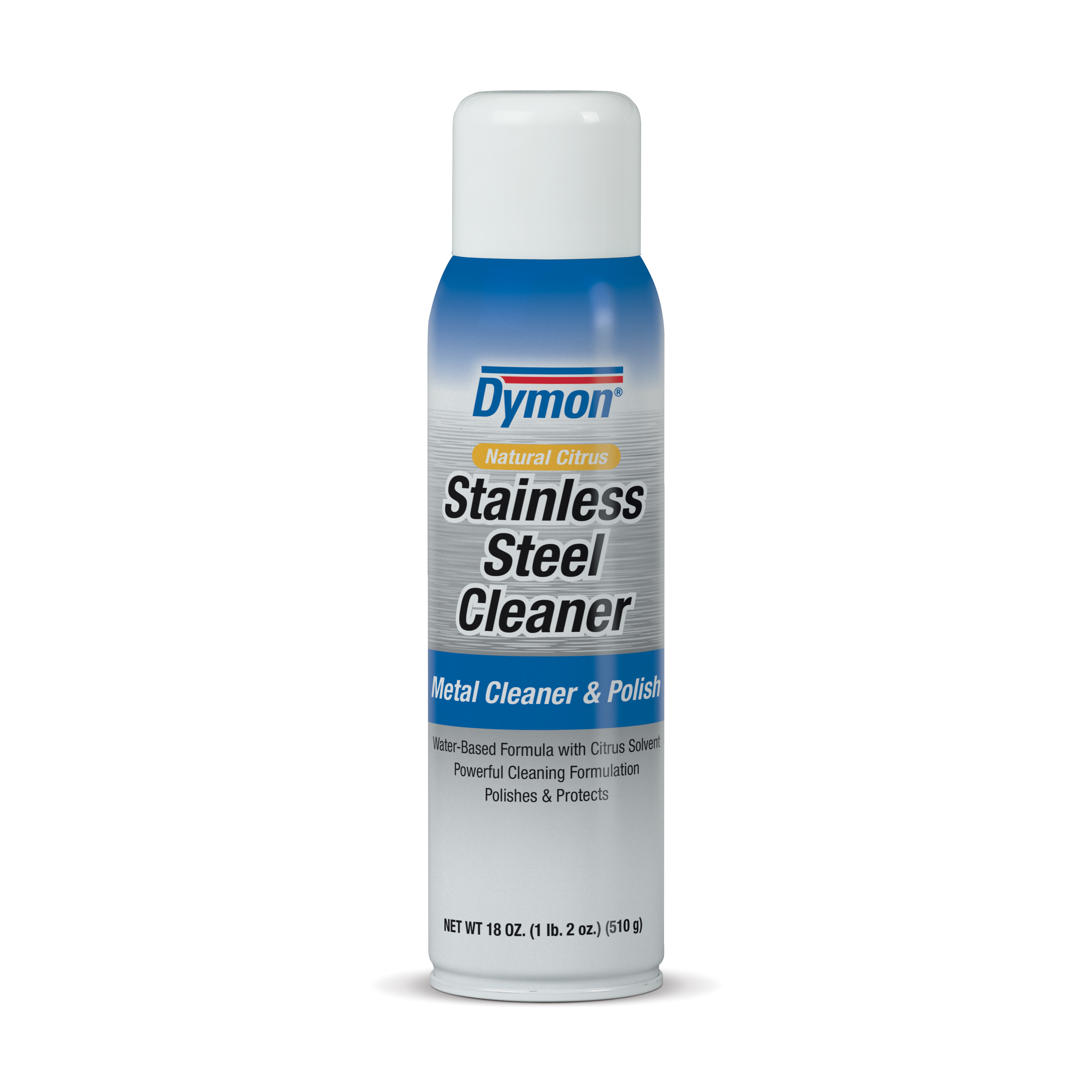 Dymon&reg; 20920 Oil Based Stainless Steel Cleaner, 20 oz Aerosol Can, Lemon Odor/Scent, Clear, Aerosal Spray Form