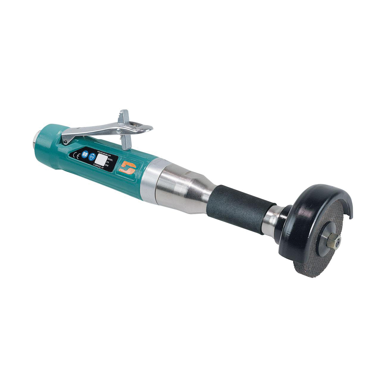 Dynabrade® 58037 Geared Mini Orbital Sander, 1-1/4 in Pad, 0.4 hp, 20 scfm Air Flow, 90 psi