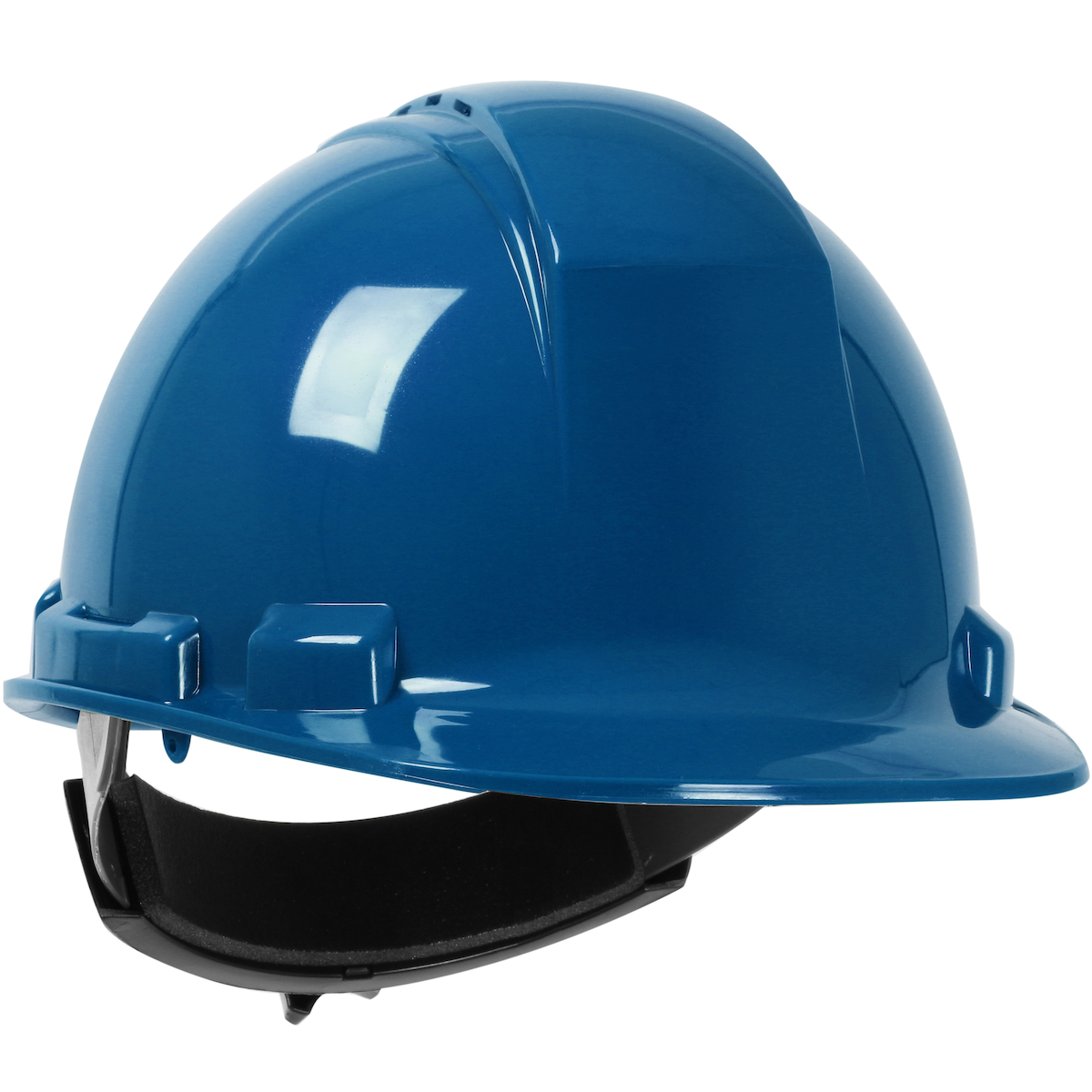 Dynamic™ Whistler™ 280-HP241RV-01 Cap Style Standard Brim Vented Hard Hat, SZ 6 Fits Mini Hat, SZ 8 Fits Max Hat, HDPE Shell, 4-Point Quick Release Suspension, ANSI Electrical Class Rating: Class C, ANSI Impact Rating: ANSI/ISEA Z89.1 Type I
