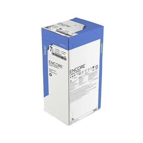 ENCORE&reg;️ 5788006 Standard Surgical Glove, 8.5, Brown, 11.7 in L, Powder-Free, 13 mil THK, Anatomical Hand