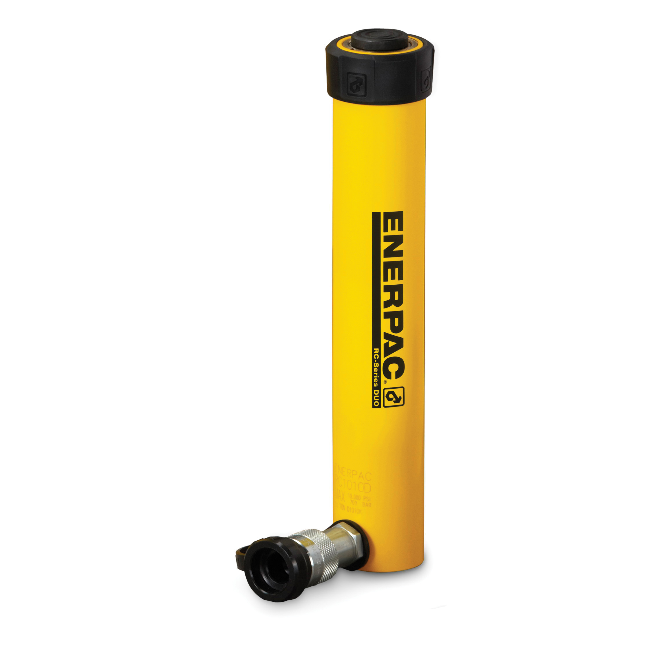 Enerpac&reg; RC-254 DUO General Purpose Single Acting Hydraulic Cylinder, 25 ton Capacity, 2.56 in Dia Bore, 4 in L Stroke, 8-1/2 in H Retract, 2.56 in Dia Rod, 700 bar