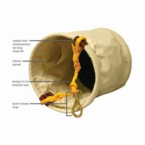 ESTEX 2070 Tool Bucket With Snap, 15 in H, Canvas