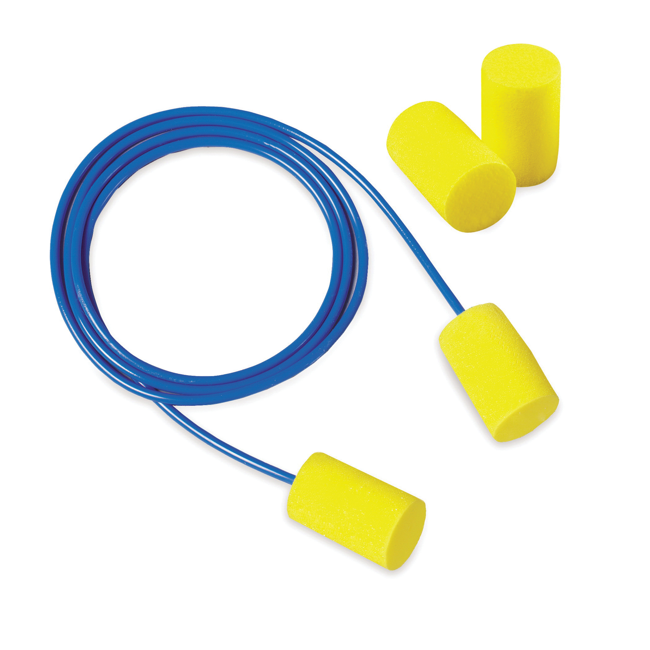 product E-A-R&trade; 7000127172 Classic&trade; SuperFit&trade; Corded Earplugs, 33 dB Noise Reduction, Cylindrical Shape, CSA Class AL, Disposable, Corded Design