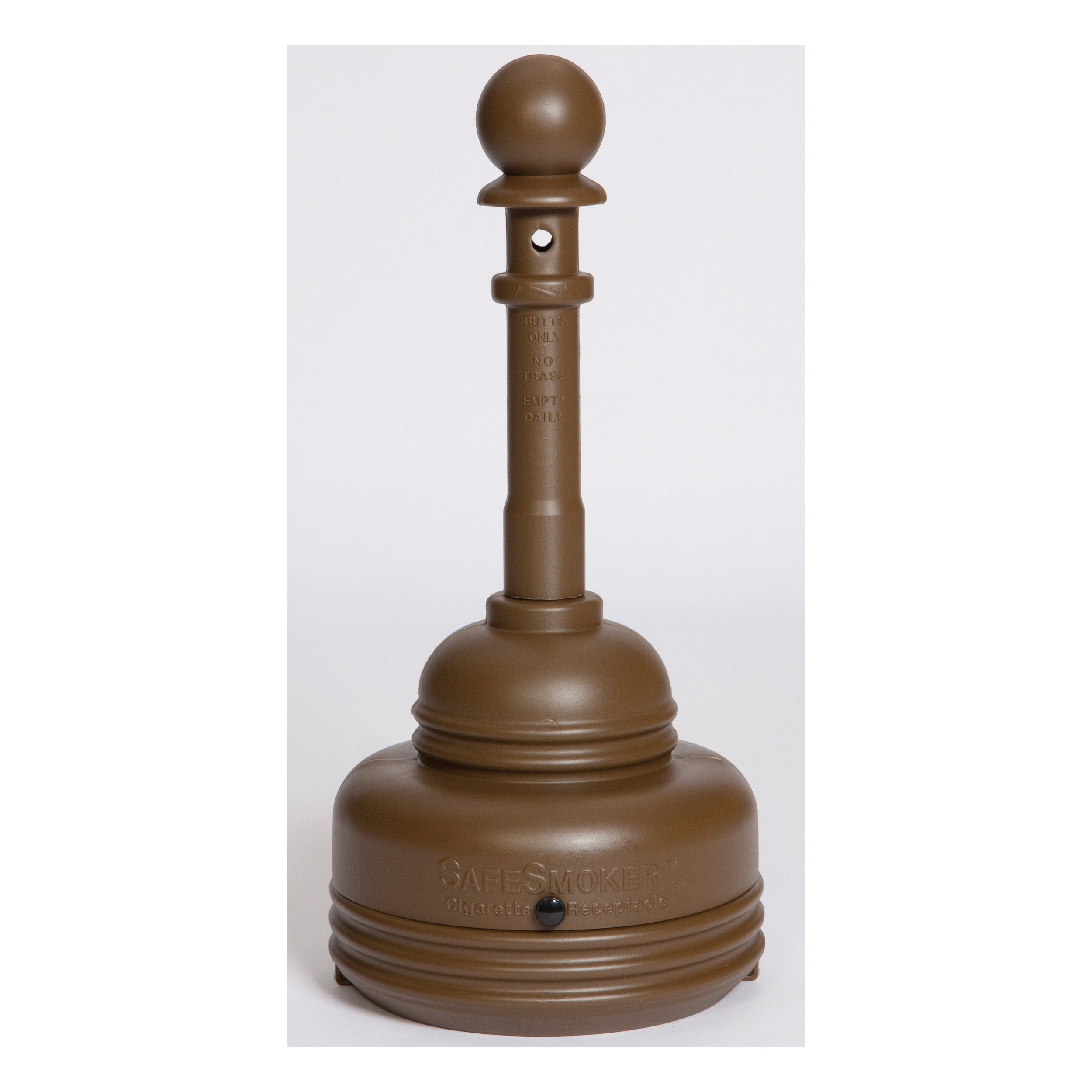 product Eagle Manufacturing 1200BEIGE Original Butt Can With Open Tube, 5 gal Capacity, 33 in H, Galvanized Steel, Beige