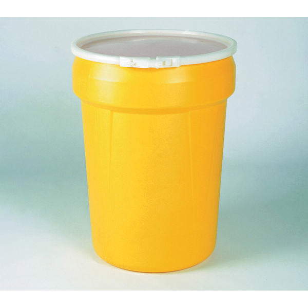 product Eagle Manufacturing 1650 Labpack Drum, 20 gal Volume, Open Head, Screw-On Lid Closure, HDPE, 20-3/4 in OAH