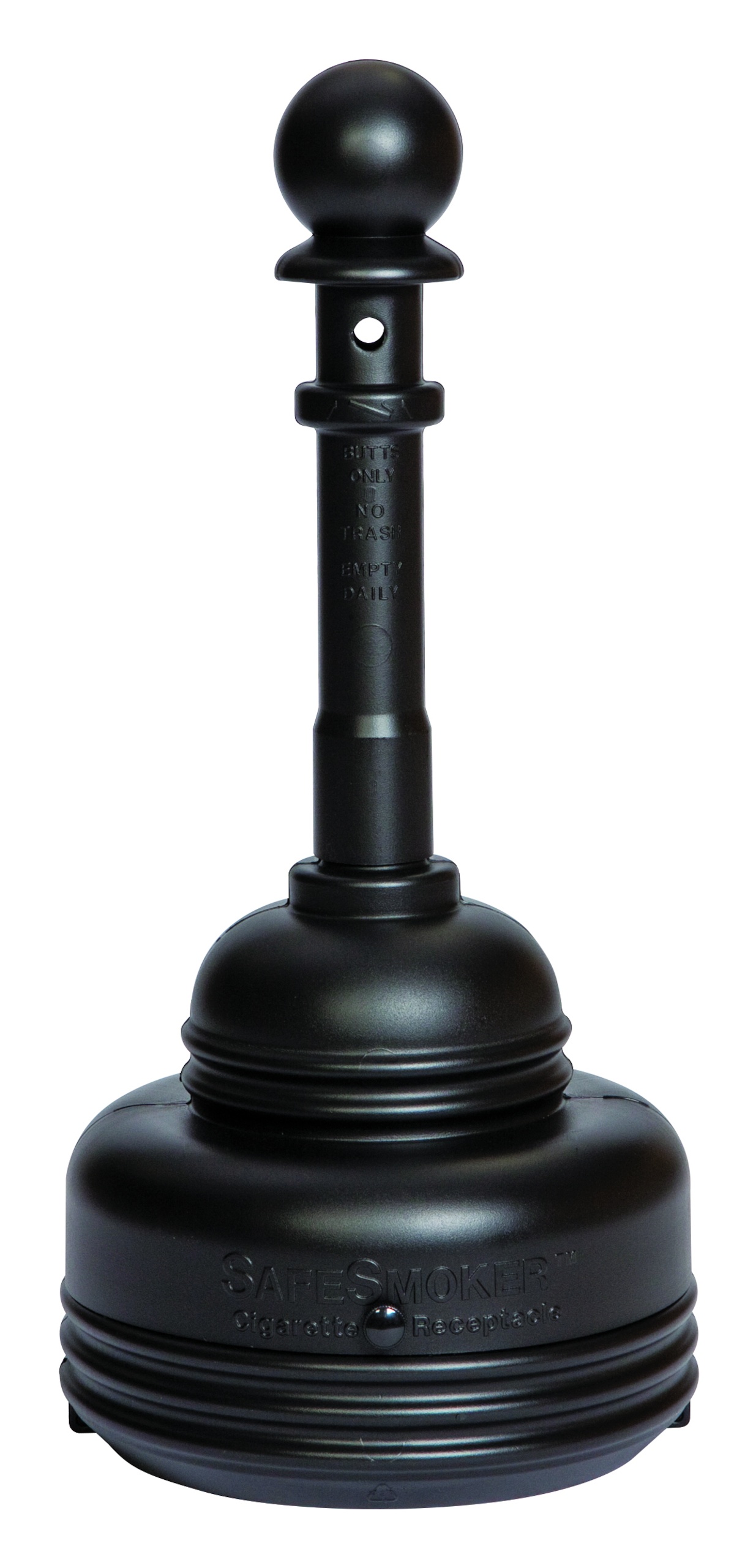 Eagle Manufacturing 1202 Round Butt Can With Poly Tube, 2 gal Capacity, 35 in H, Galvanized Steel, Yellow