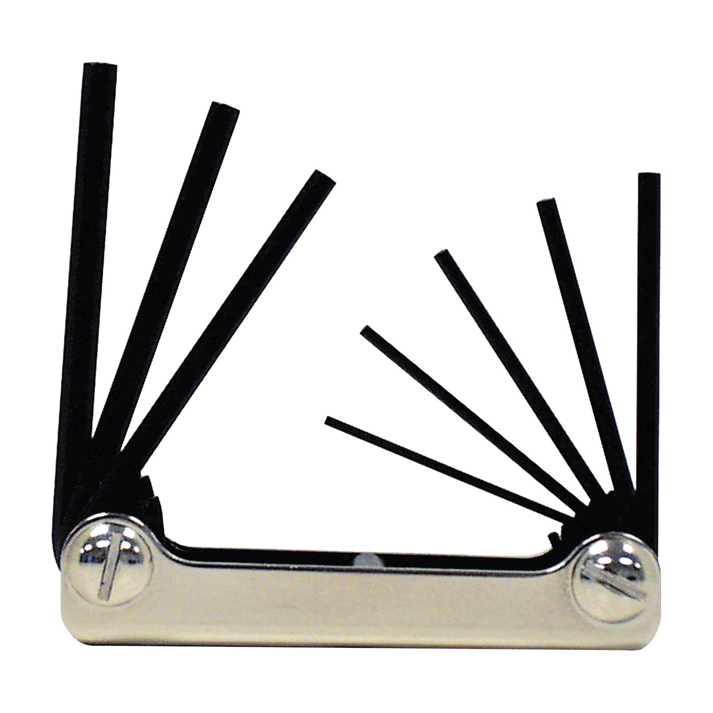 Bondhus® 74938 Long Key Set, 10 Pieces, 1/16 to 1/4 in Hex, L-Handle Handle, Protanium® High Torque Steel, ProGuard™