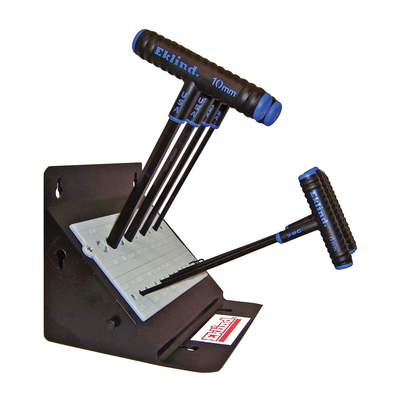 Crescent&reg; 56660G Standard Key Set, 8 Pieces, 2 to 10 mm Hex, Foldable Cushion Grip Handle, Alloy Steel, Black Oxide