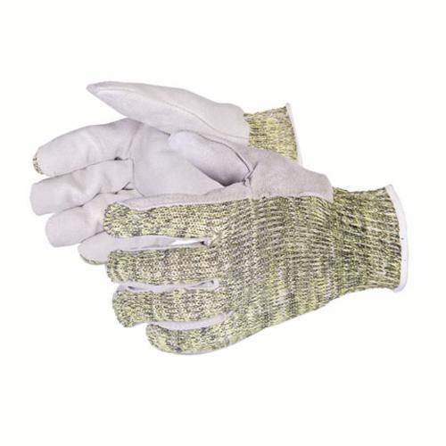 Superior Glove&trade; SKWCPLP-M Emerald CX&reg; Cut-Resistant Gloves, Kevlar&reg; Polyester/Stainless Steel, Knit Wrist Cuff, Resists: Cut, Heat and Puncture, ANSI Cut-Resistance Level: A5, ANSI Puncture-Resistance Level: 4