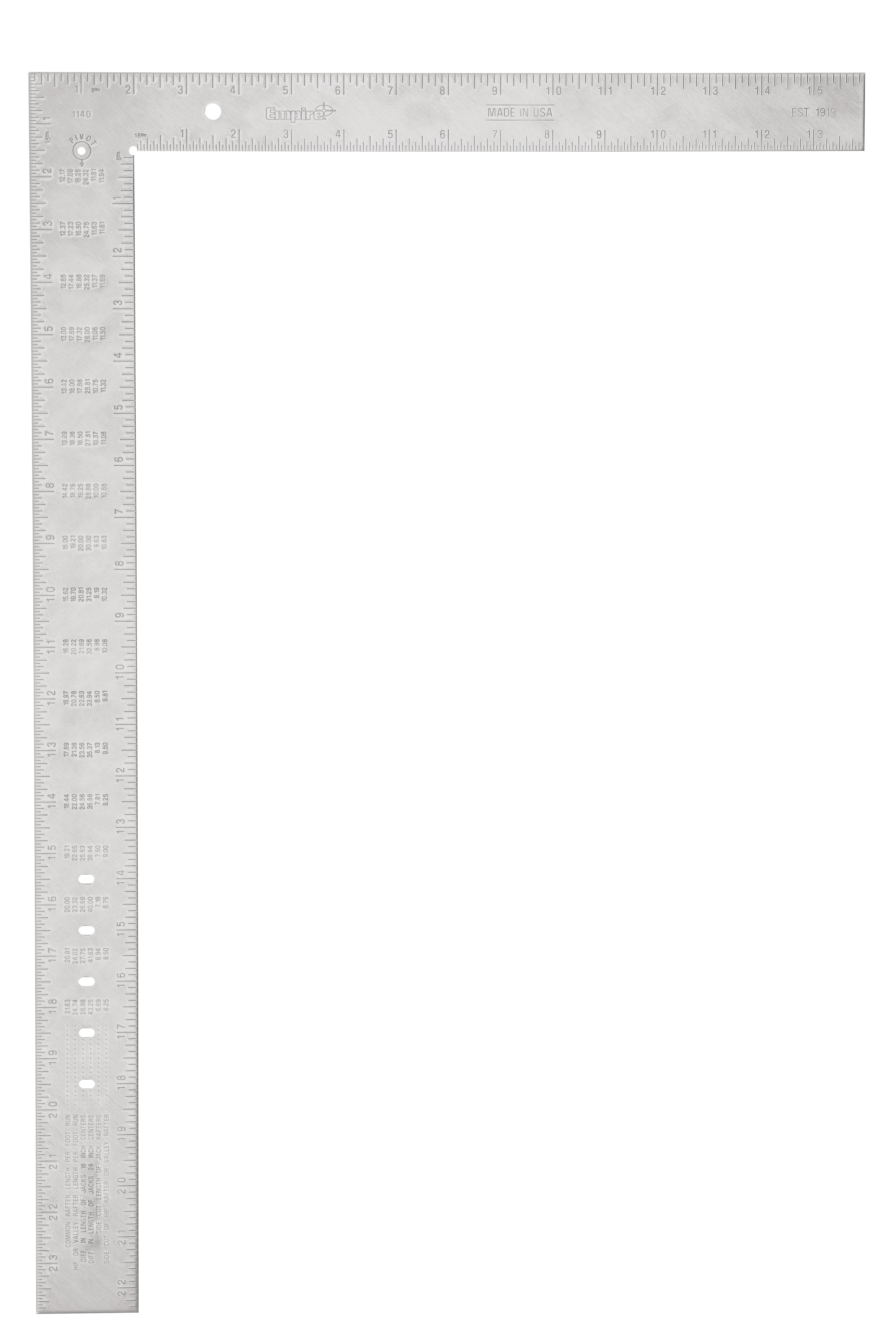 Milwaukee® MLSQ070 Rafter Square, 7 in, 1/8 in Graduation, Aluminum